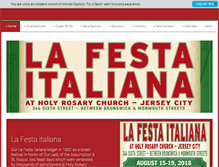 Tablet Screenshot of lafestaitalianajc.com